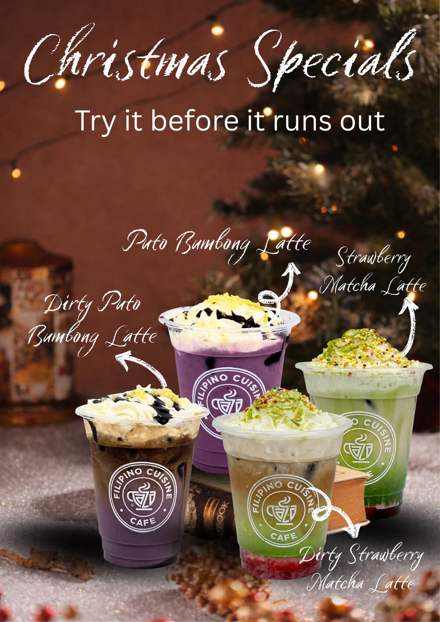 Vanilla cake promotional design